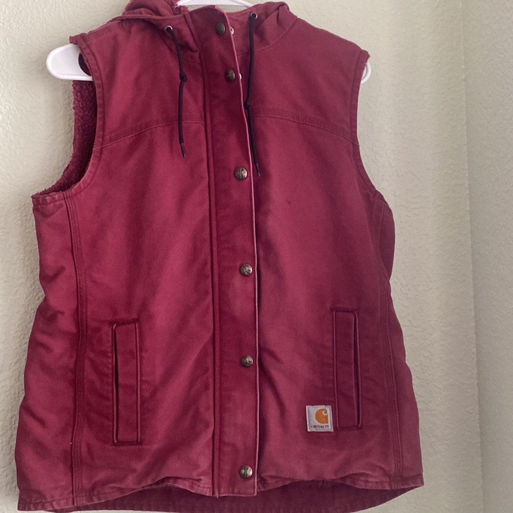 Carhartt Pink Hooded Vest